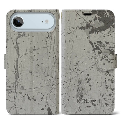 【協和（茨城県）】地図柄iPhoneケース（手帳タイプ）