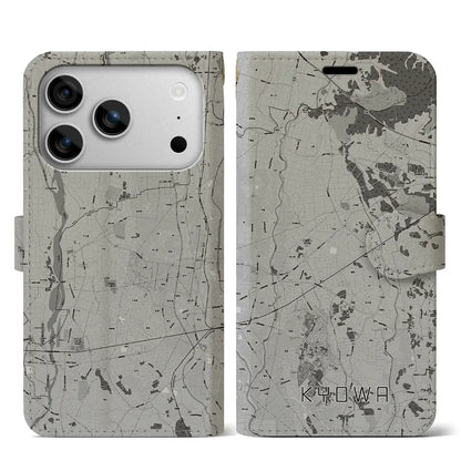 【協和（茨城県）】地図柄iPhoneケース（手帳タイプ）