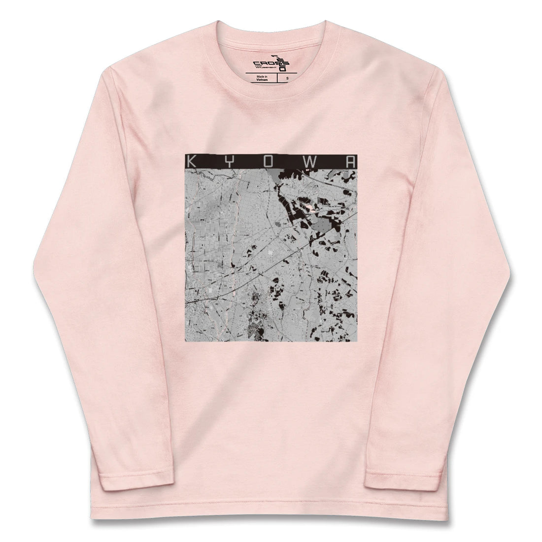 【協和（茨城県）】地図柄ロングスリーブTシャツ