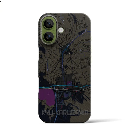 【旧軽井沢（長野県）】地図柄iPhoneケース（バックカバータイプ）