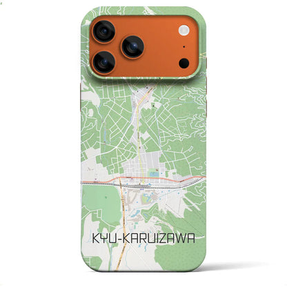 【旧軽井沢（長野県）】地図柄iPhoneケース（バックカバータイプ）