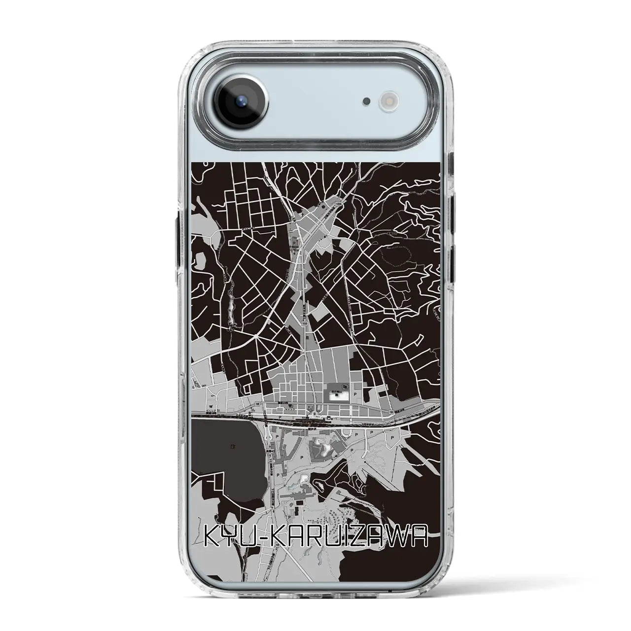 【旧軽井沢（長野県）】地図柄iPhoneケース（MagSafeタイプ）