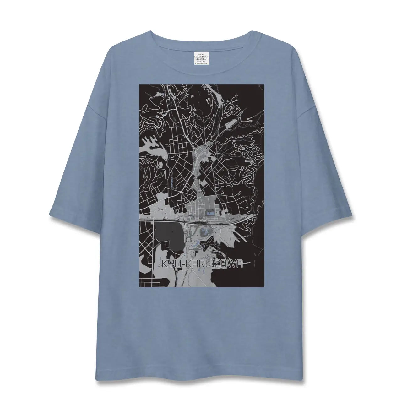 【旧軽井沢（長野県）】地図柄ビッグシルエットTシャツ