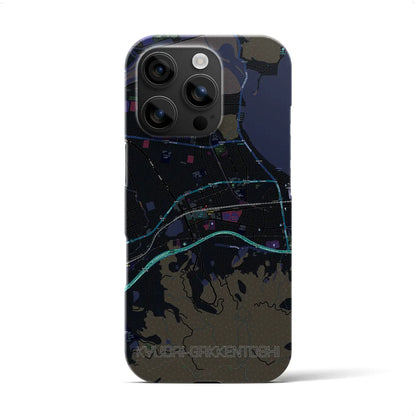 【九大学研都市（福岡県）】地図柄iPhoneケース（バックカバータイプ）