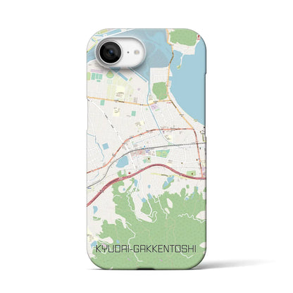 【九大学研都市（福岡県）】地図柄iPhoneケース（バックカバータイプ）