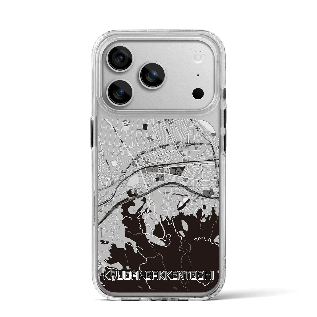 【九大学研都市（福岡県）】地図柄iPhoneケース（MagSafeタイプ）