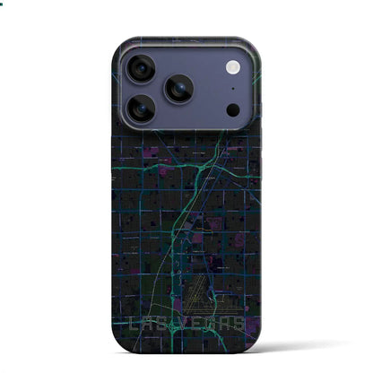 【ラスベガス（アメリカ）】地図柄iPhoneケース（バックカバータイプ）