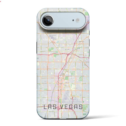 【ラスベガス（アメリカ）】地図柄iPhoneケース（バックカバータイプ）