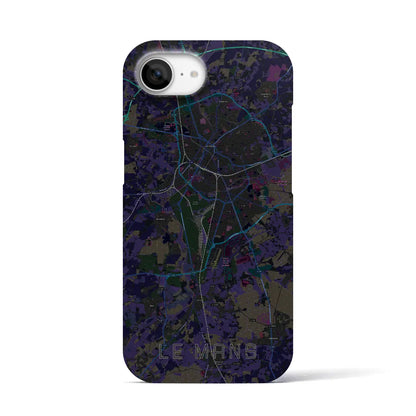 【ル・マン（フランス）】地図柄iPhoneケース（バックカバータイプ）
