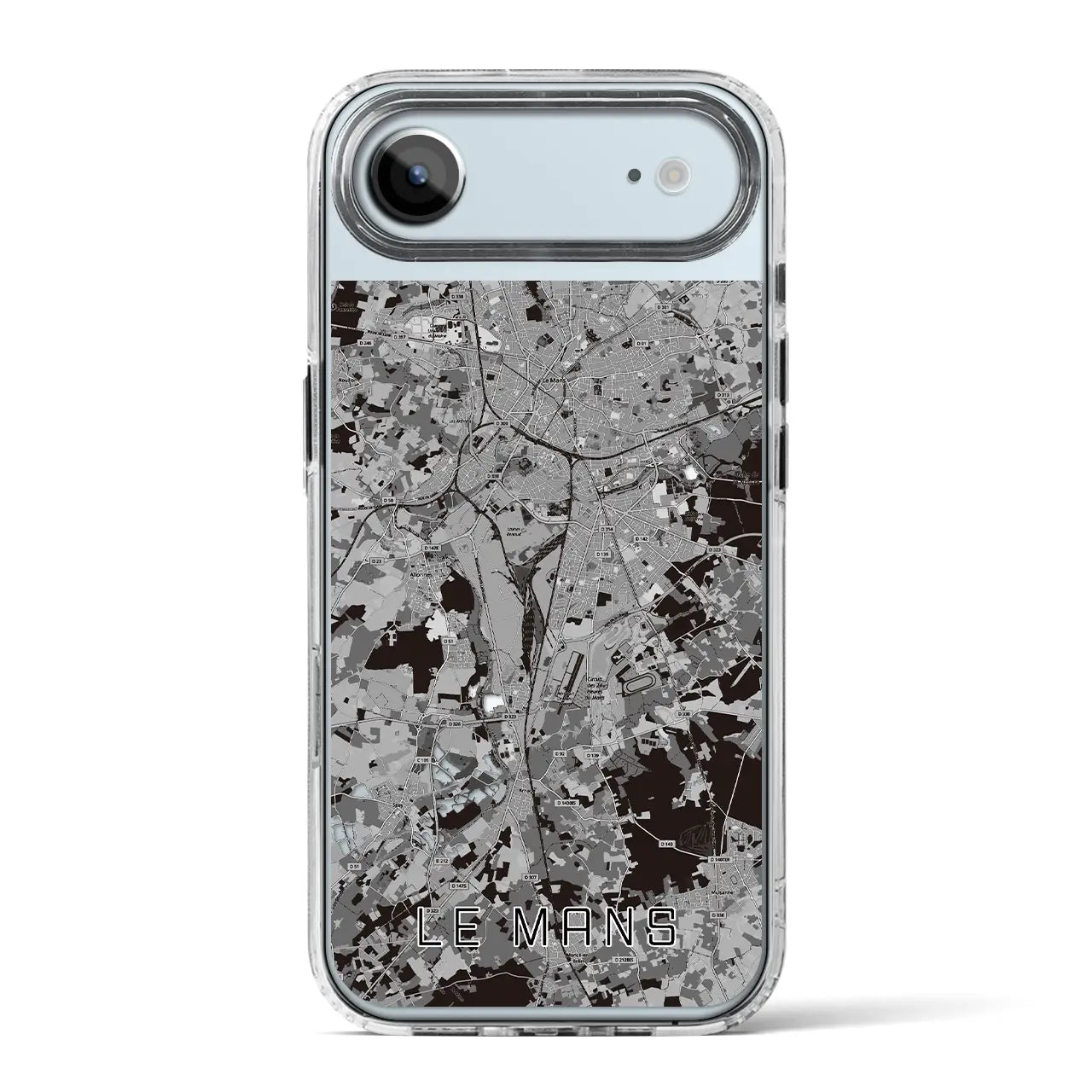 【ル・マン（フランス）】地図柄iPhoneケース（MagSafeタイプ）