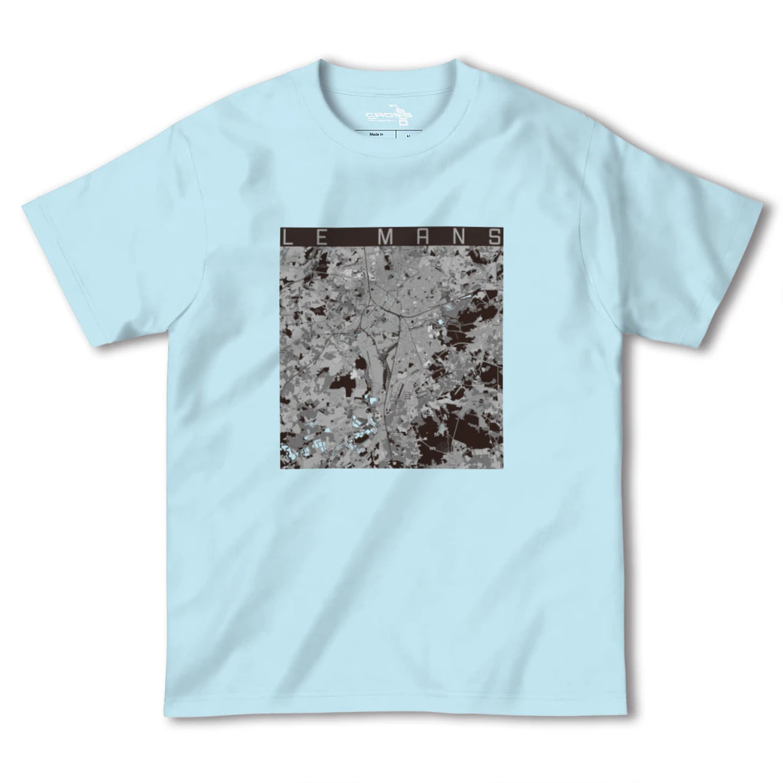 【ル・マン(フランス)】地図柄ヘビーウェイトTシャツ