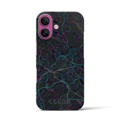 【リーズ（イギリス）】地図柄iPhoneケース（バックカバータイプ）