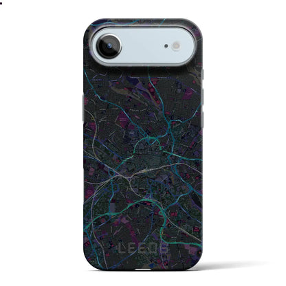 【リーズ（イギリス）】地図柄iPhoneケース（バックカバータイプ）