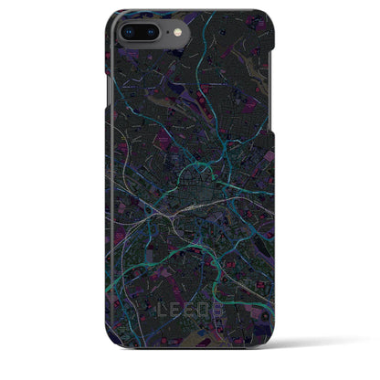 【リーズ（イギリス）】地図柄iPhoneケース（バックカバータイプ）