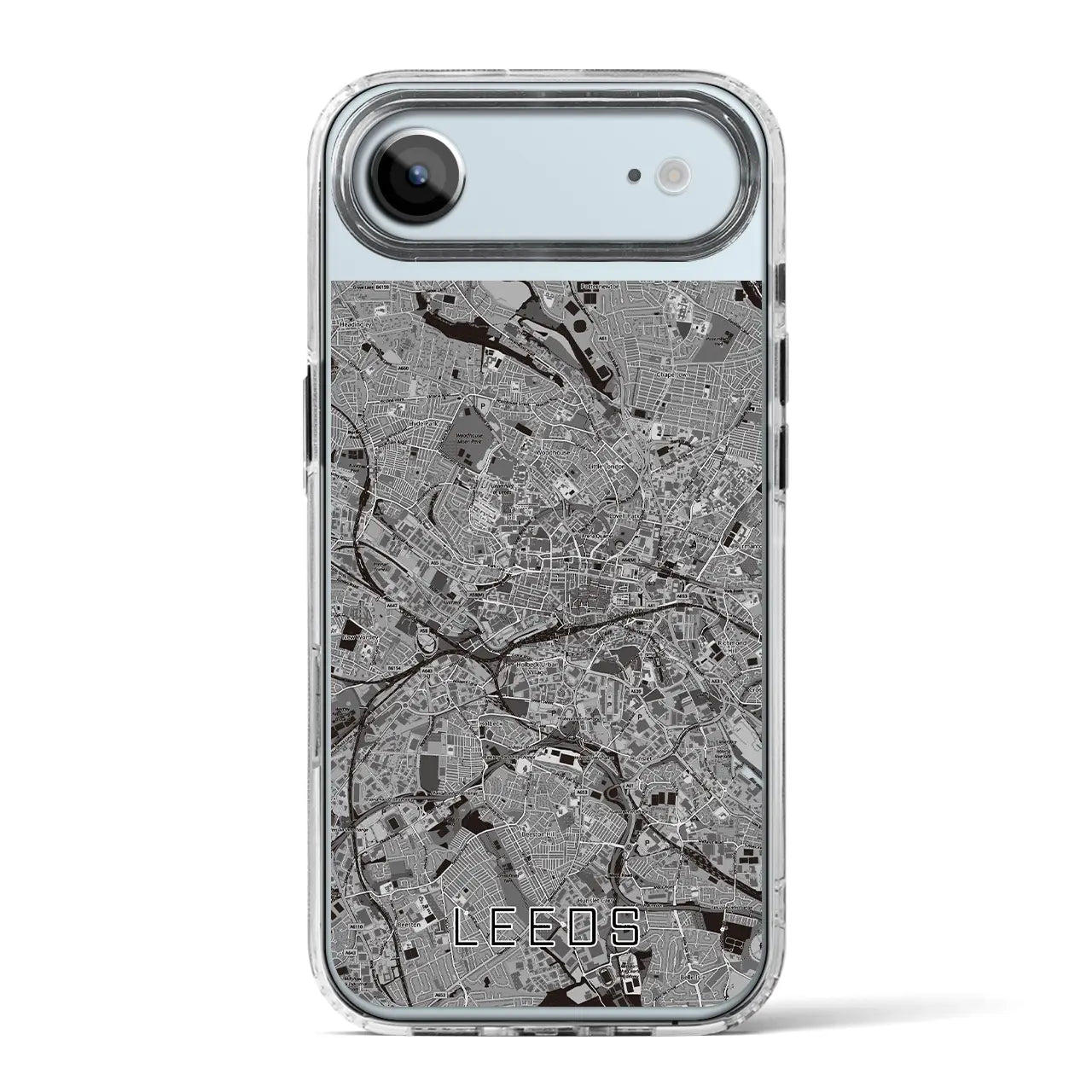 【リーズ（イギリス）】地図柄iPhoneケース（MagSafeタイプ）