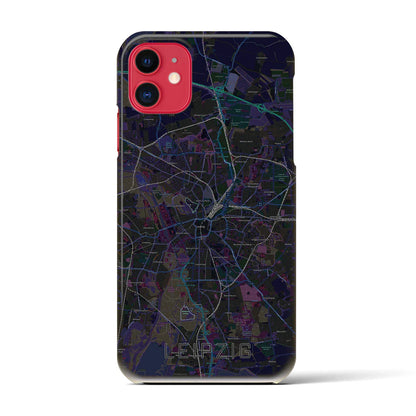 【ライプツィヒ（ドイツ）】地図柄iPhoneケース（バックカバータイプ）