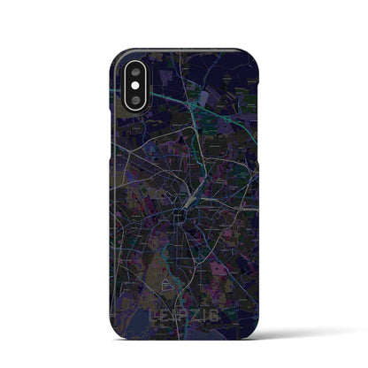 【ライプツィヒ（ドイツ）】地図柄iPhoneケース（バックカバータイプ）