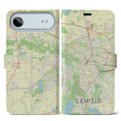 【ライプツィヒ（ドイツ）】地図柄iPhoneケース（手帳タイプ）