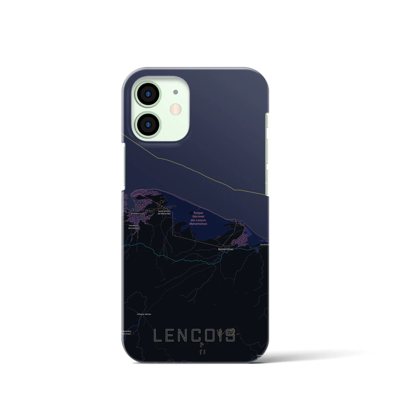 【レンソイス（ブラジル）】地図柄iPhoneケース（バックカバータイプ）