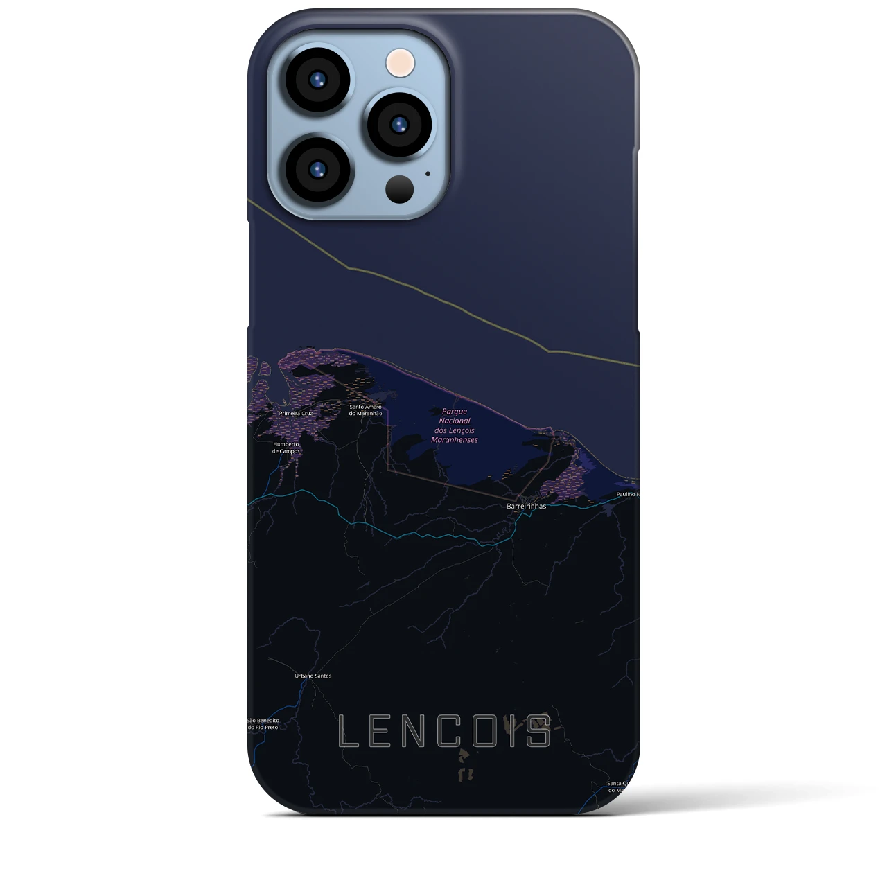 【レンソイス（ブラジル）】地図柄iPhoneケース（バックカバータイプ）