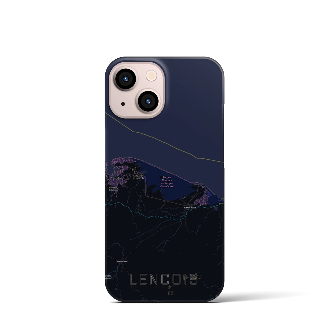 【レンソイス（ブラジル）】地図柄iPhoneケース（バックカバータイプ）