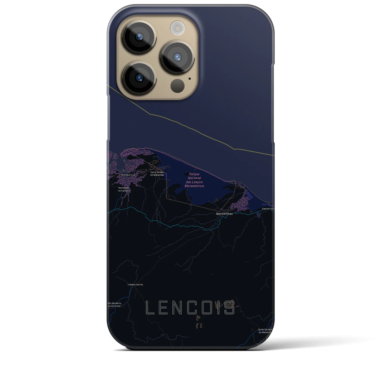 【レンソイス（ブラジル）】地図柄iPhoneケース（バックカバータイプ）