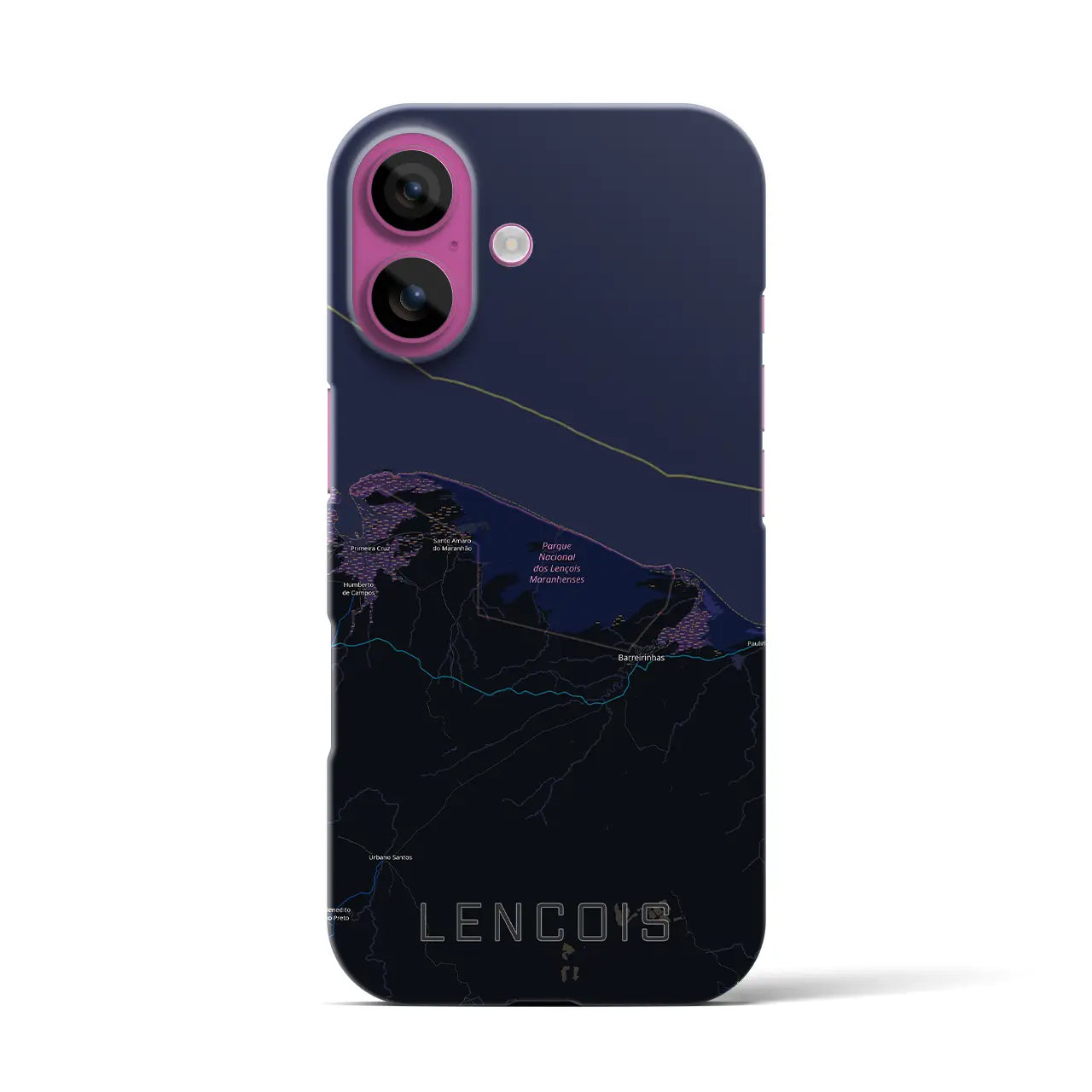 【レンソイス（ブラジル）】地図柄iPhoneケース（バックカバータイプ）