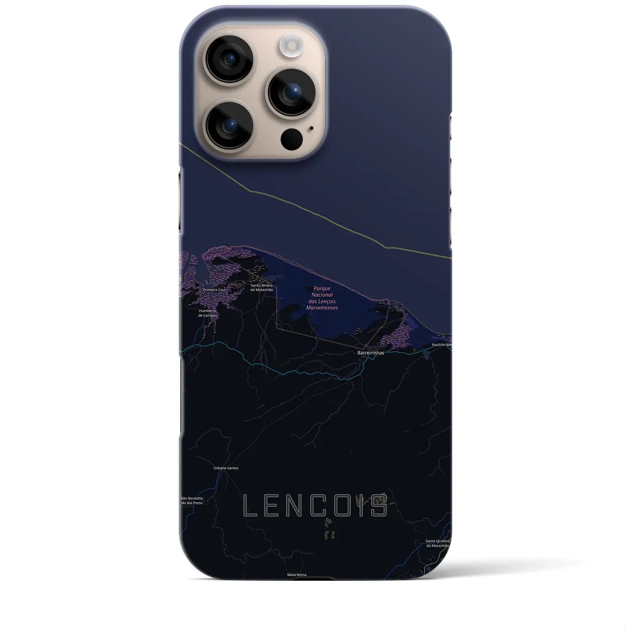 【レンソイス（ブラジル）】地図柄iPhoneケース（バックカバータイプ）