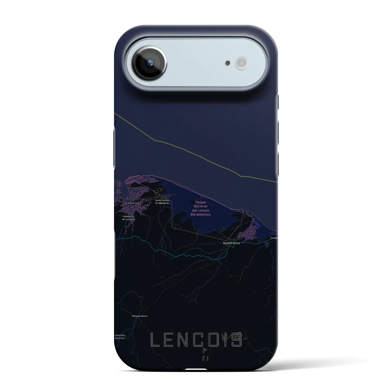 【レンソイス（ブラジル）】地図柄iPhoneケース（バックカバータイプ）