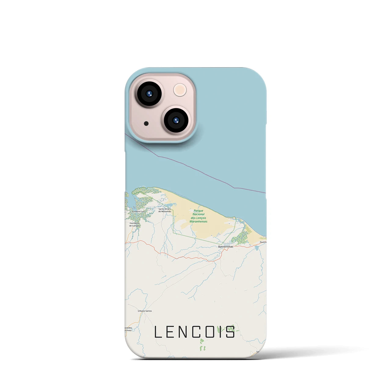 【レンソイス（ブラジル）】地図柄iPhoneケース（バックカバータイプ）