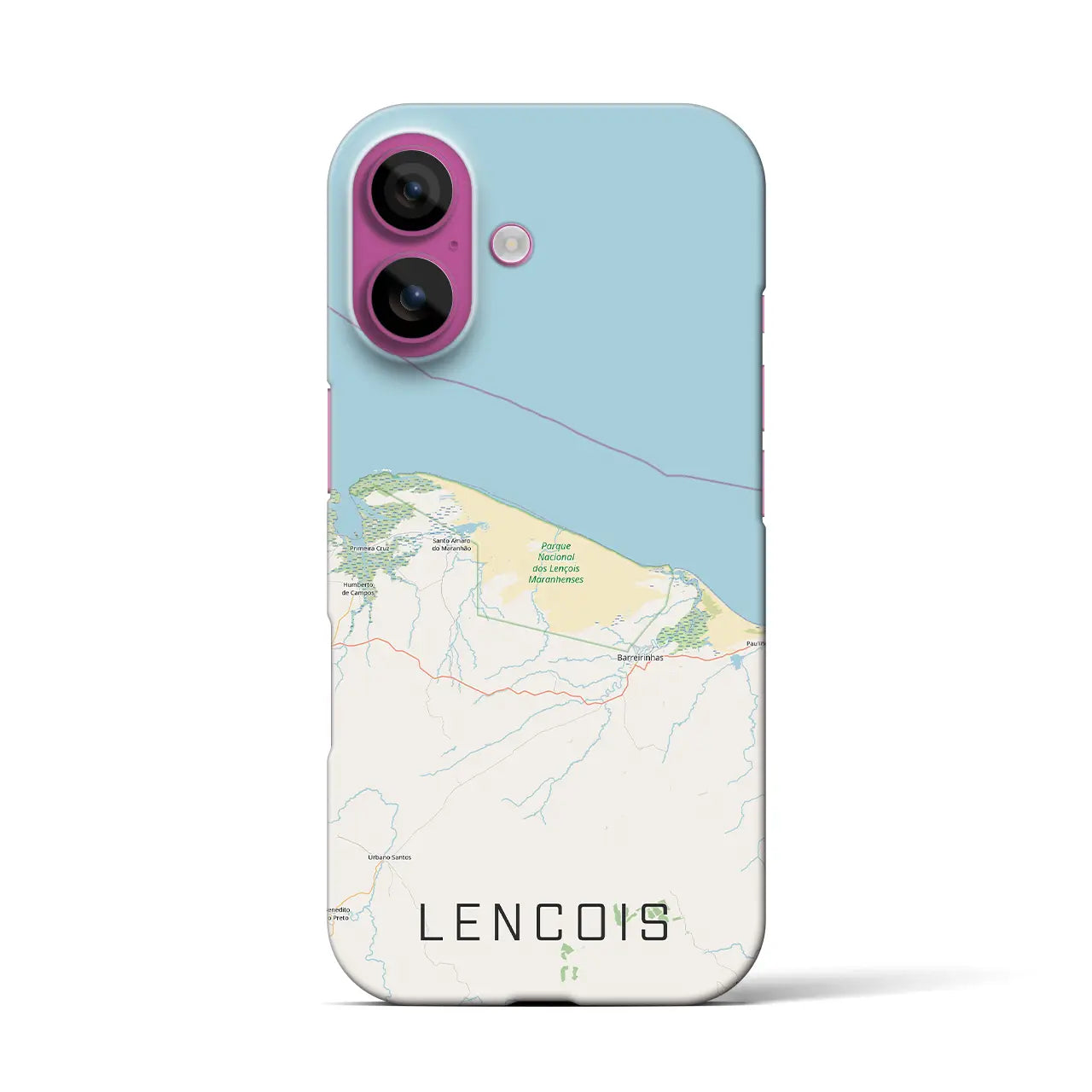 【レンソイス（ブラジル）】地図柄iPhoneケース（バックカバータイプ）