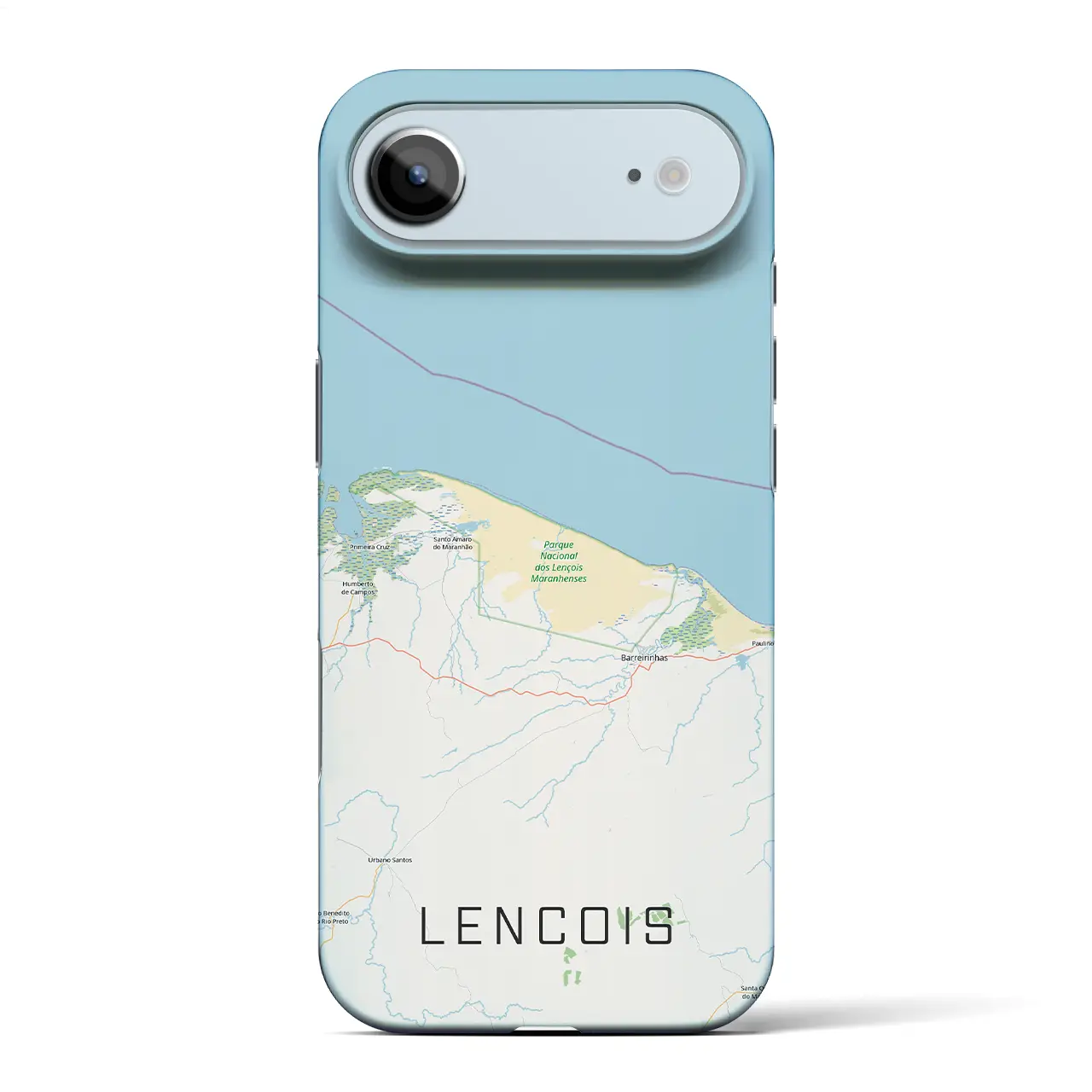 【レンソイス（ブラジル）】地図柄iPhoneケース（バックカバータイプ）