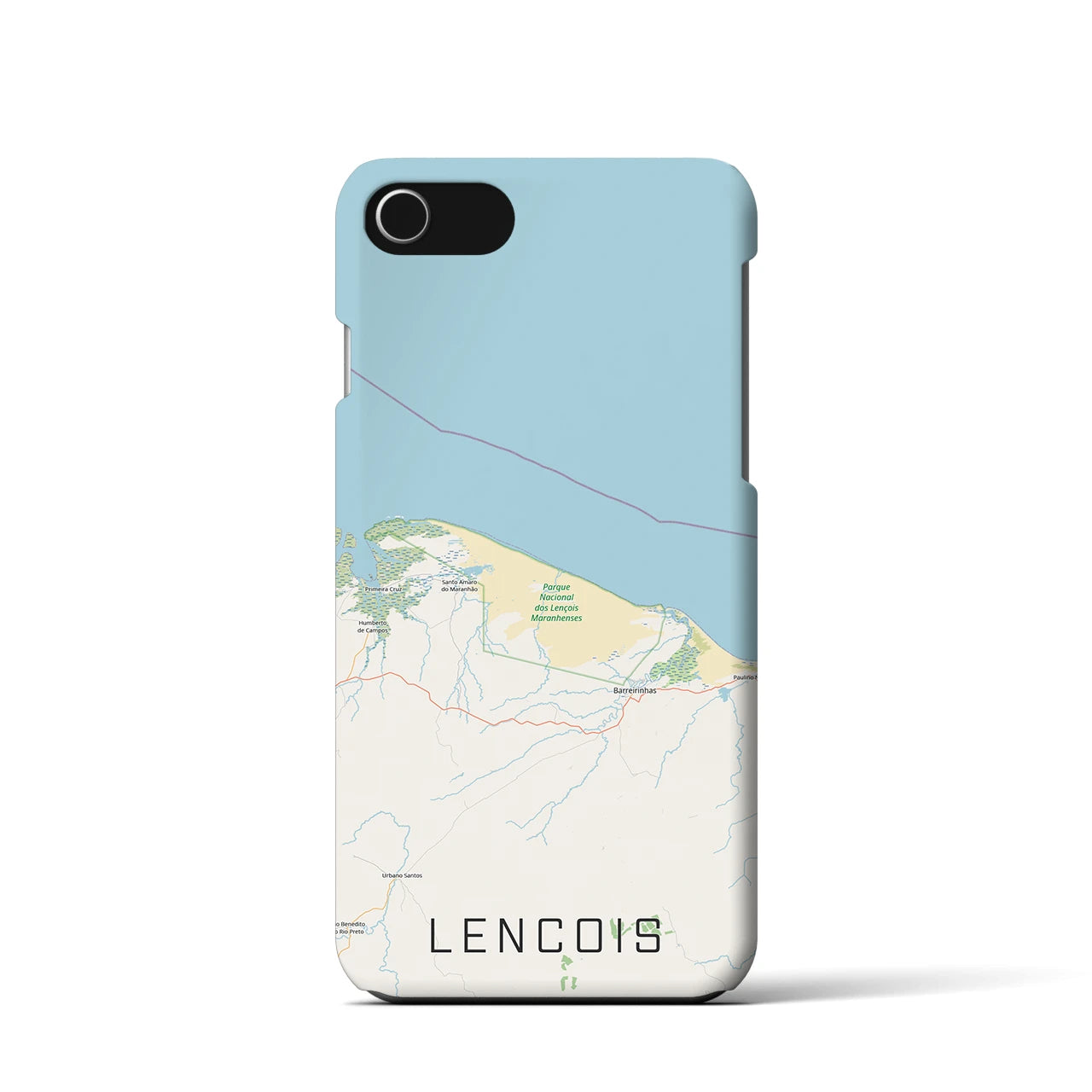 【レンソイス（ブラジル）】地図柄iPhoneケース（バックカバータイプ）