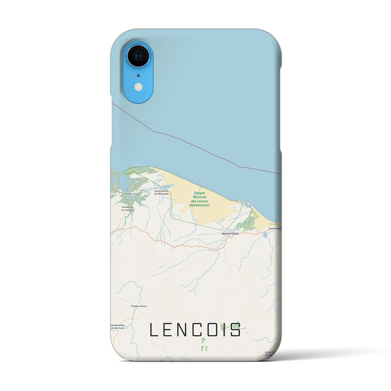 【レンソイス（ブラジル）】地図柄iPhoneケース（バックカバータイプ）