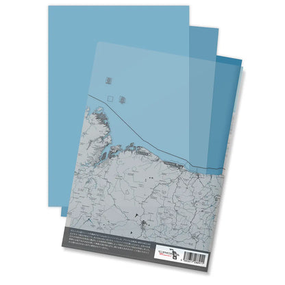 【レンソイス（ブラジル）】Map World クリアファイル