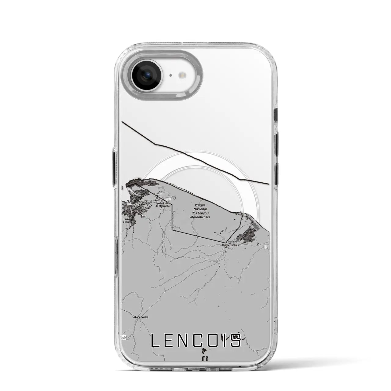 【レンソイス（ブラジル）】地図柄iPhoneケース（MagSafeタイプ）