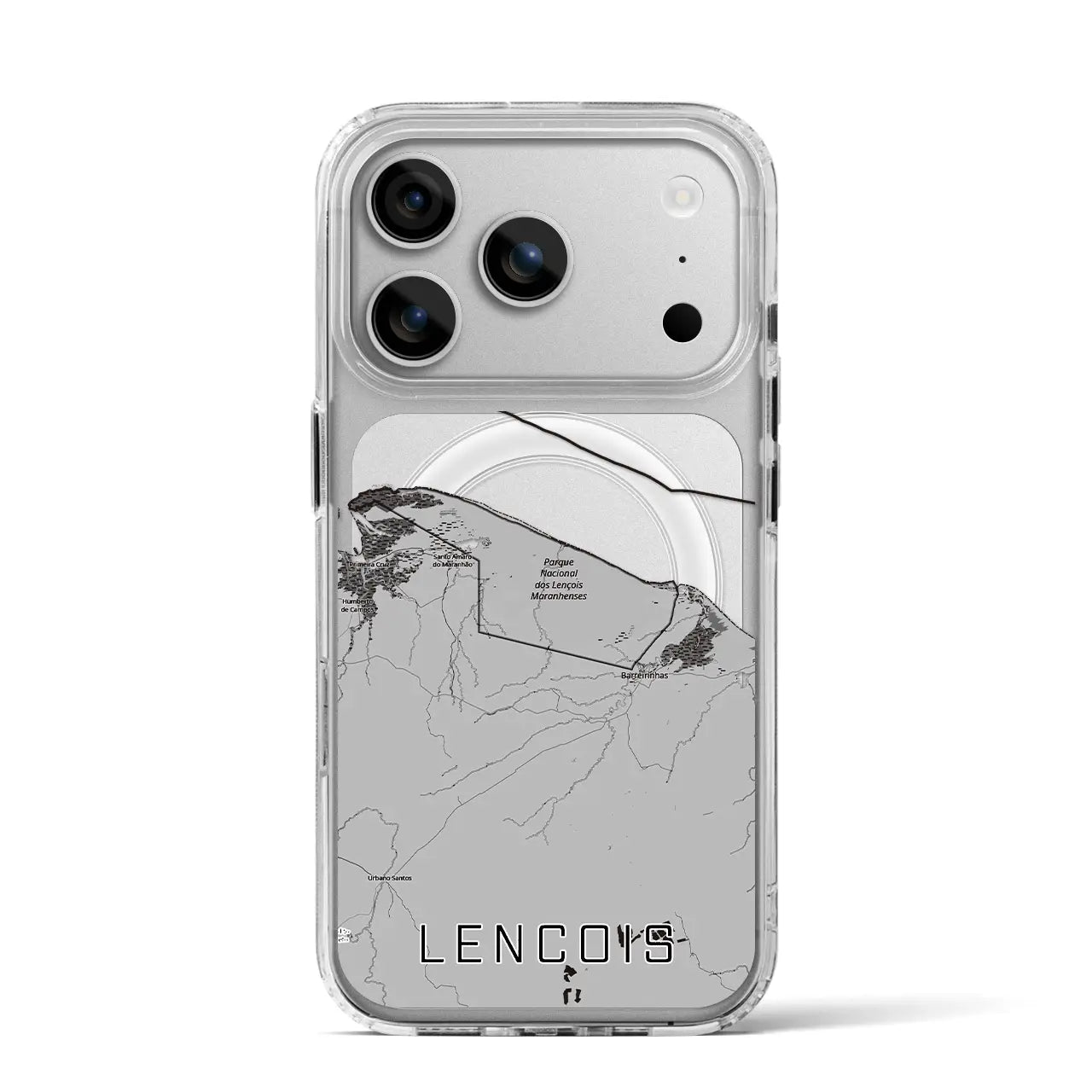 【レンソイス（ブラジル）】地図柄iPhoneケース（MagSafeタイプ）