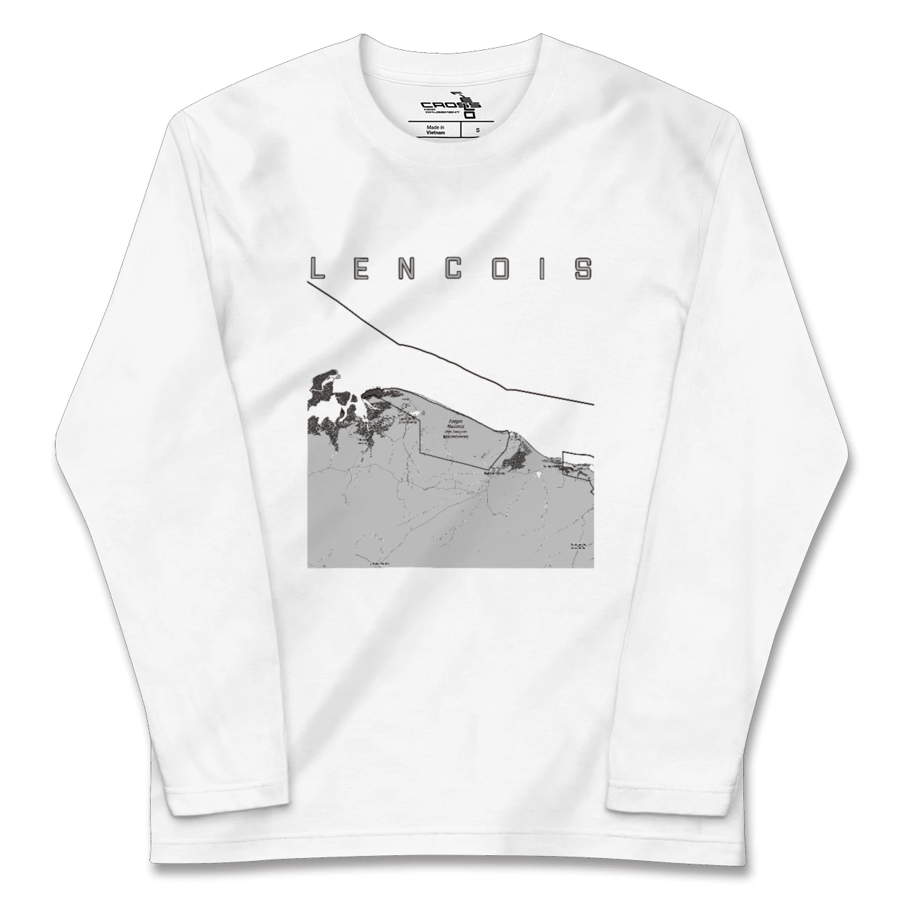 【レンソイス（ブラジル）】地図柄ロングスリーブTシャツ