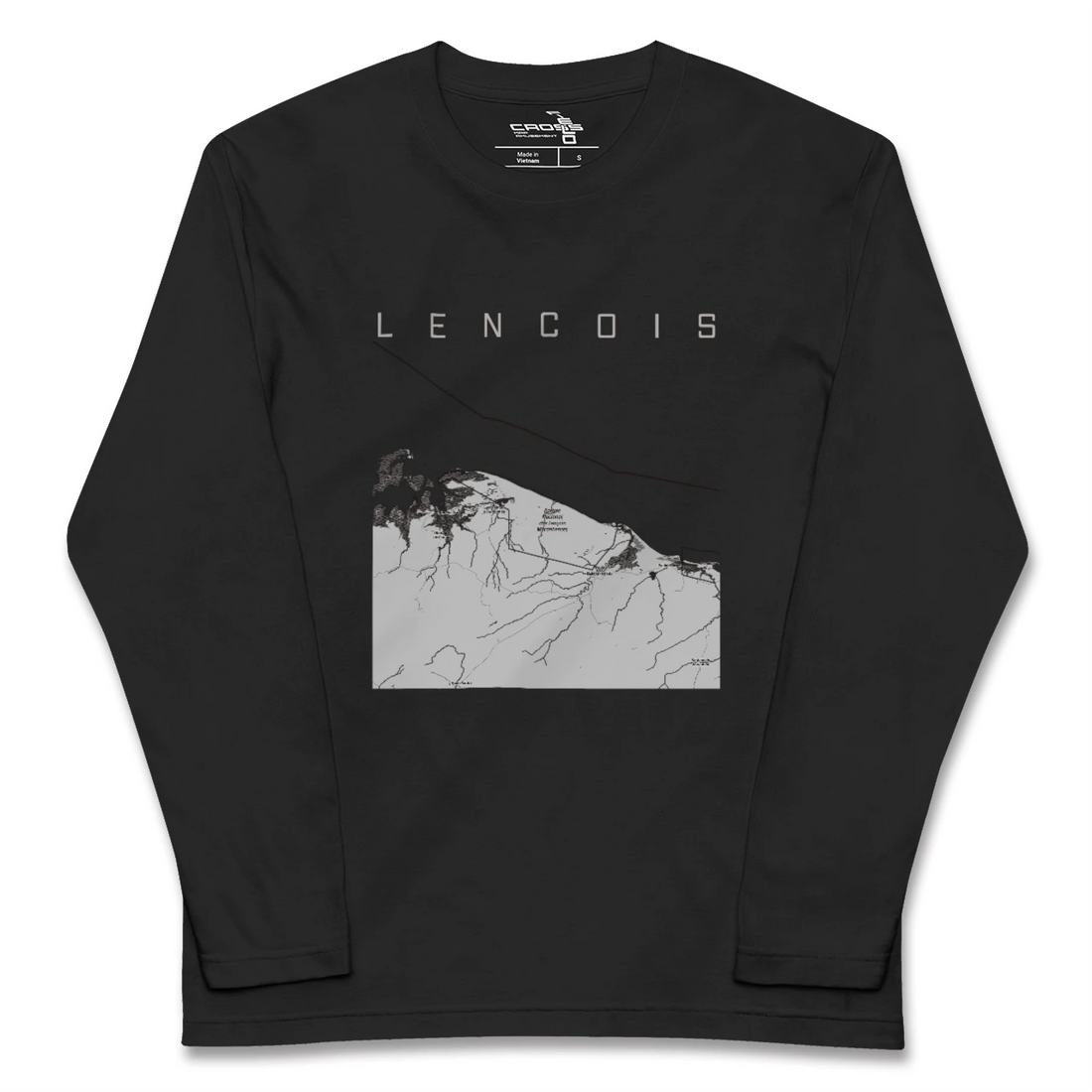 【レンソイス（ブラジル）】地図柄ロングスリーブTシャツ