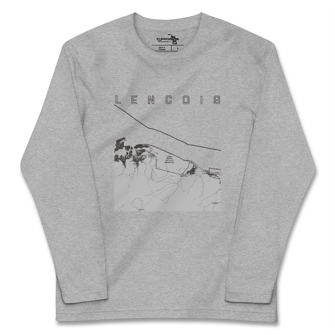 【レンソイス（ブラジル）】地図柄ロングスリーブTシャツ