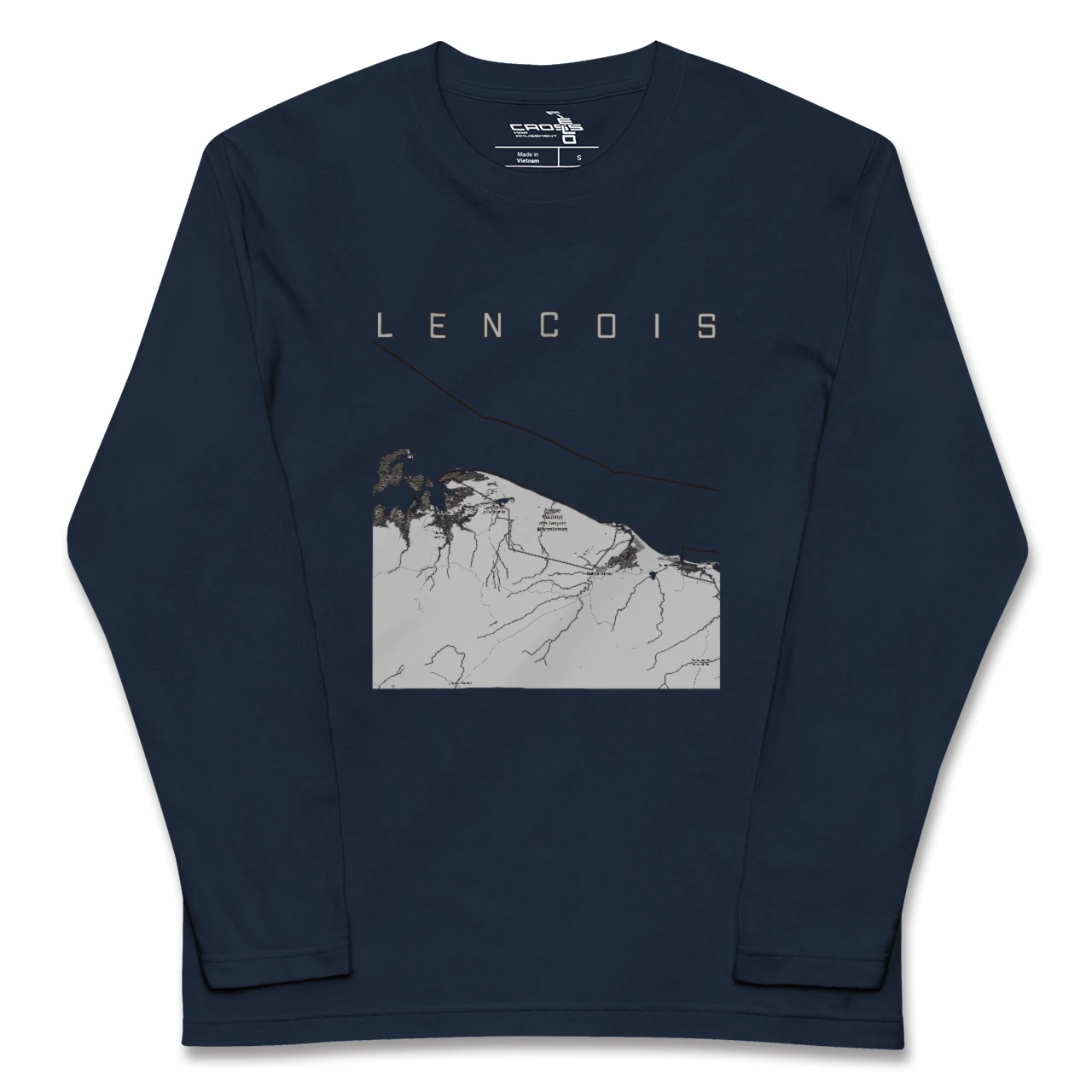 【レンソイス（ブラジル）】地図柄ロングスリーブTシャツ