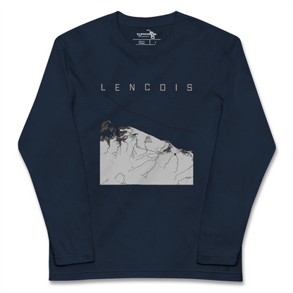 【レンソイス（ブラジル）】地図柄ロングスリーブTシャツ