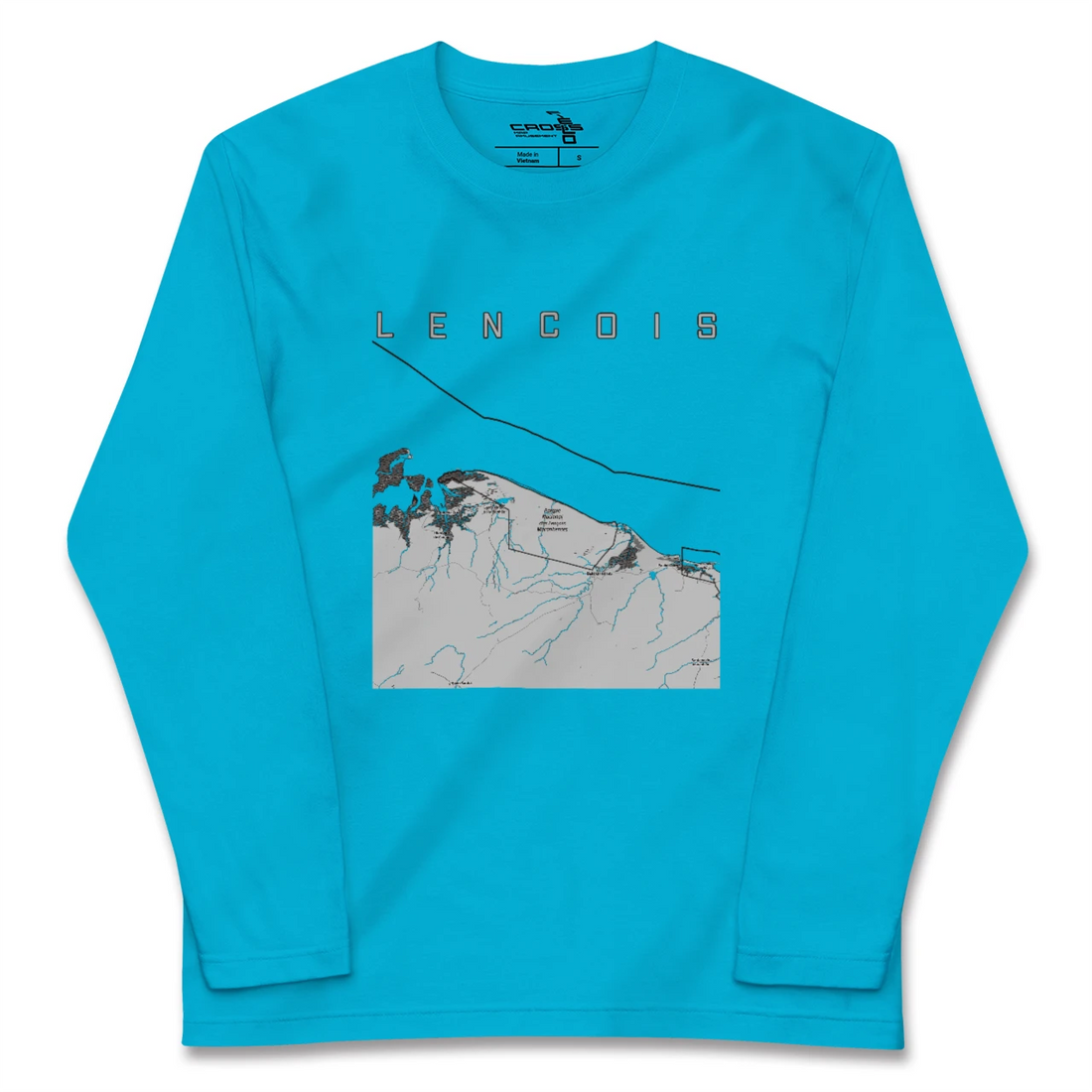 【レンソイス（ブラジル）】地図柄ロングスリーブTシャツ