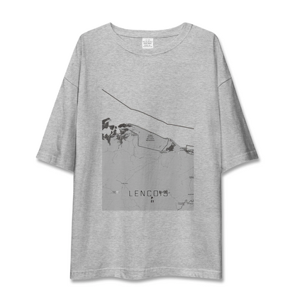 【レンソイス（ブラジル）】地図柄ビッグシルエットTシャツ