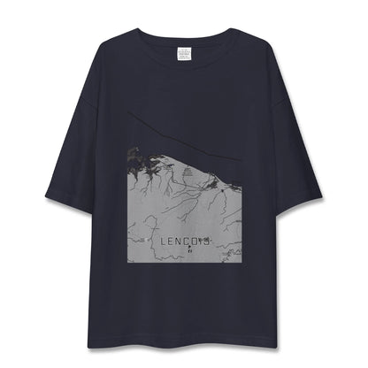 【レンソイス（ブラジル）】地図柄ビッグシルエットTシャツ