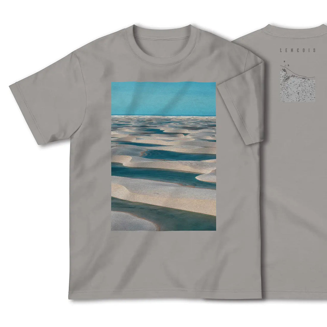 【レンソイス（ブラジル）】Map World ハイクオリティTシャツ