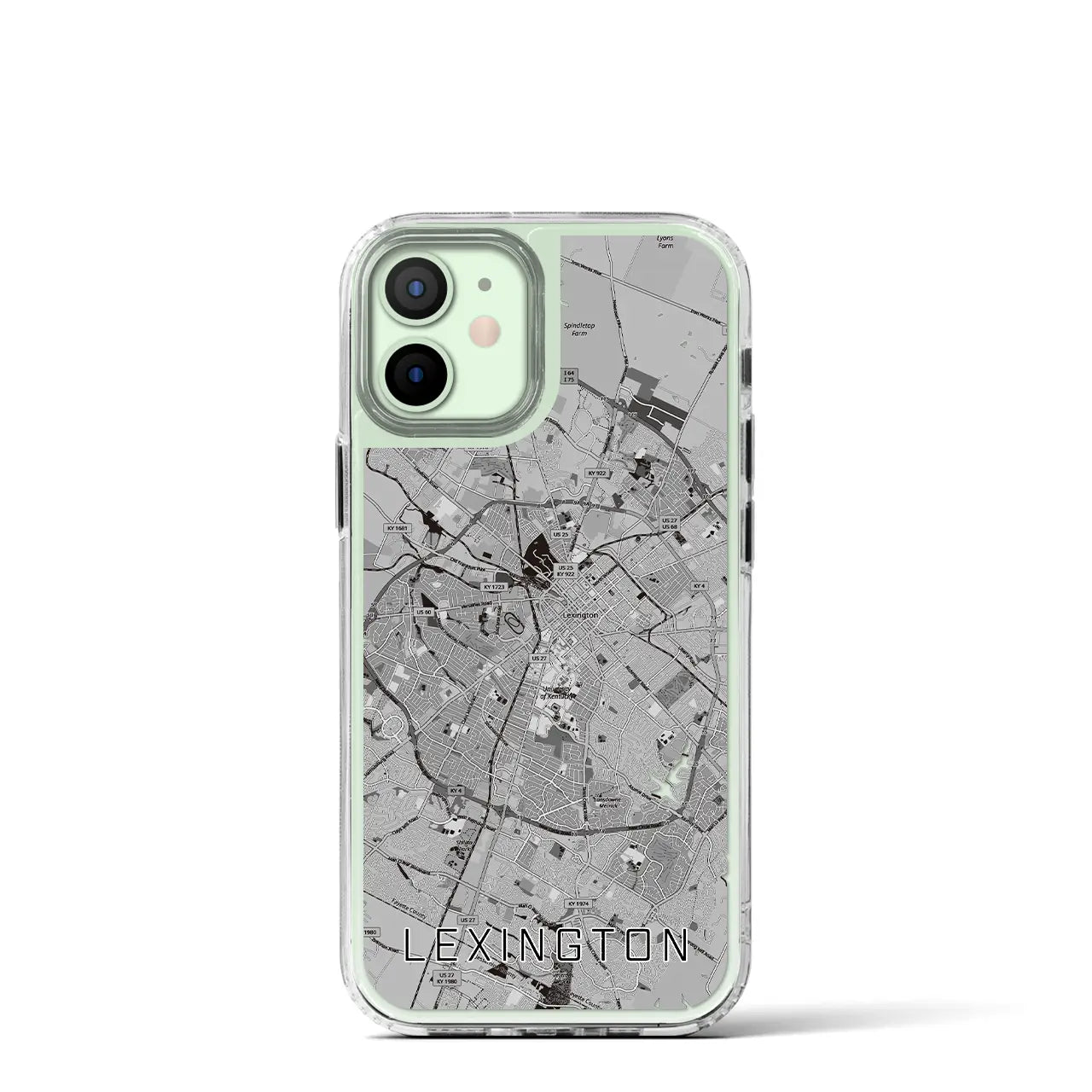 【レキシントン（アメリカ）】地図柄iPhoneケース（MagSafeタイプ）