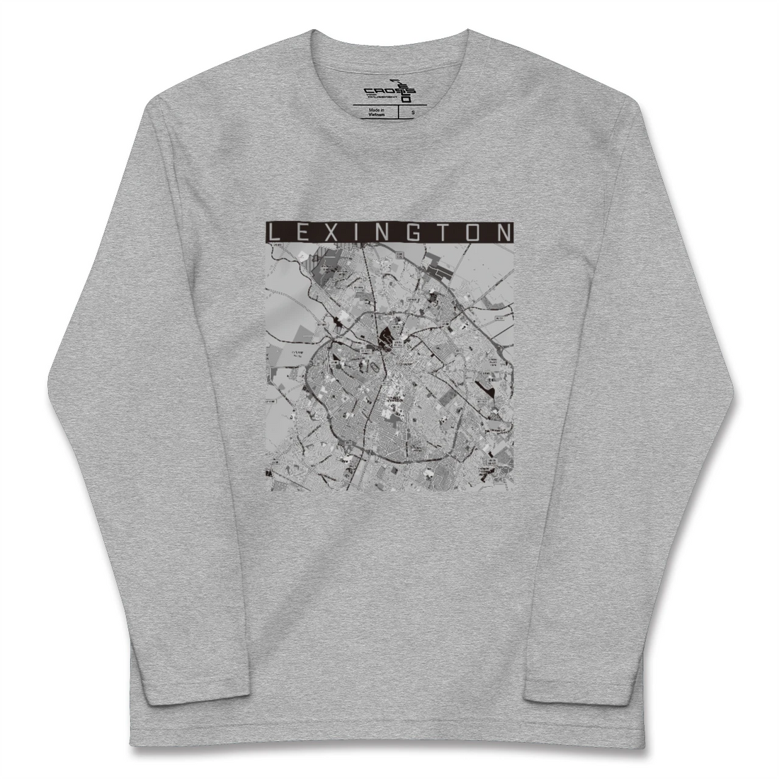 【レキシントン（アメリカ）】地図柄ロングスリーブTシャツ