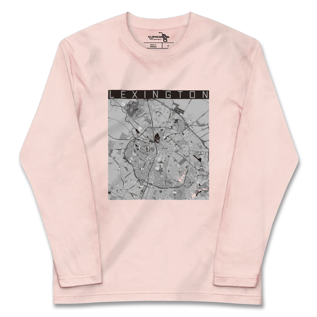 【レキシントン(アメリカ)】地図柄ロングスリーブTシャツ