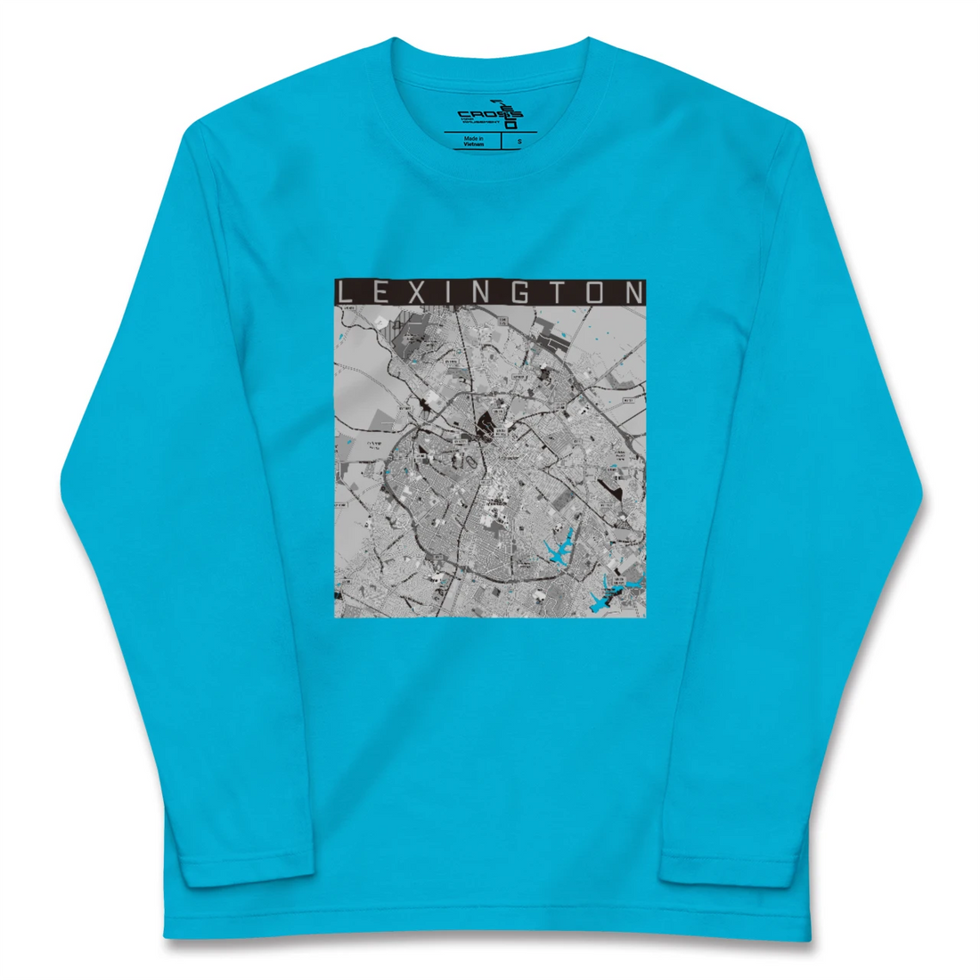 【レキシントン（アメリカ）】地図柄ロングスリーブTシャツ